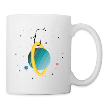 Planet on the hook (2/3) - Mug - white - Right