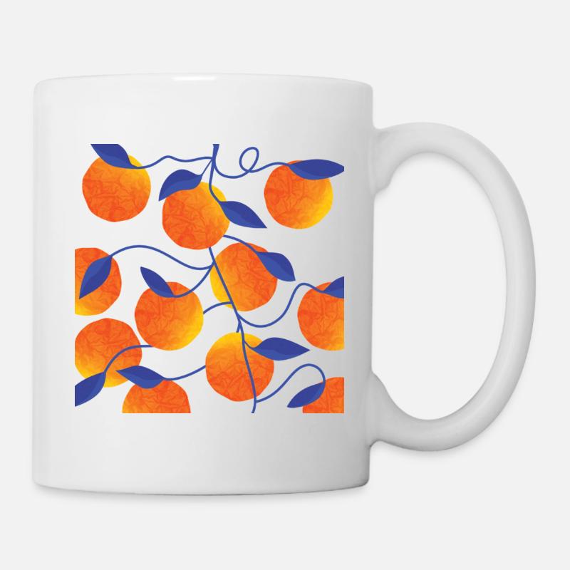 Oranges - Mug blanc - blanc
