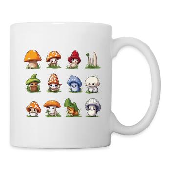 Amis Champignons mignons – Personnages Champignons - Mug blanc - blanc - Droite
