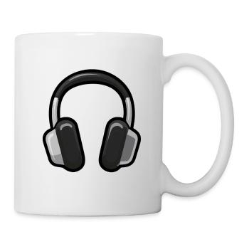 Headphones for electronic sound lovers - Mug - white - Right