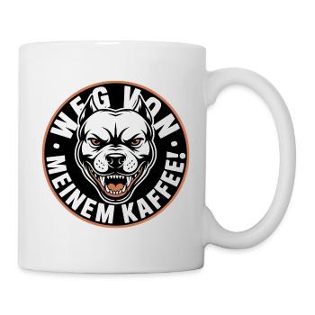 Logo du Café du Chien en Colère - Mug blanc - blanc - Droite