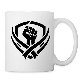 logo combat  - Mug blanc - blanc - Droite