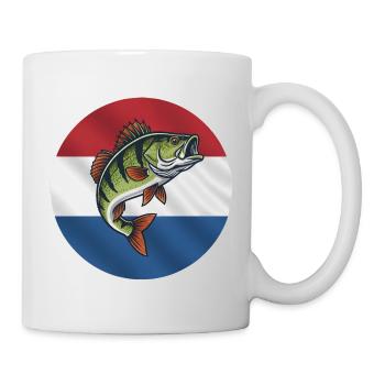 Perch Fishing Netherlands - Mug - white - Right