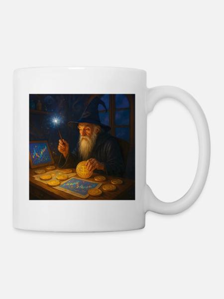 Crypto Wizard of Market Charts Wandalu Vuhs - Mug - white