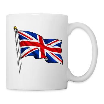 Great Britain England Flag - Mug - white - Right