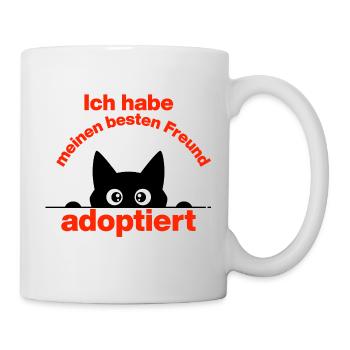J’AI ADOPTÉ MA MEILLEURE AMIE ! - Mug blanc - blanc - Droite