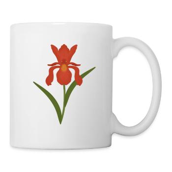 Iris Botanical Illustration - Mug - white - Right