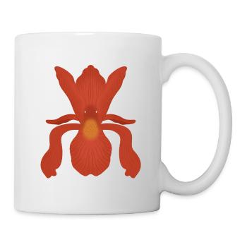 Crimson Iris Flame - Mug - white - Right