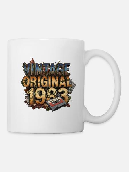 Vintage Original 1983 - Tasse - Weiß