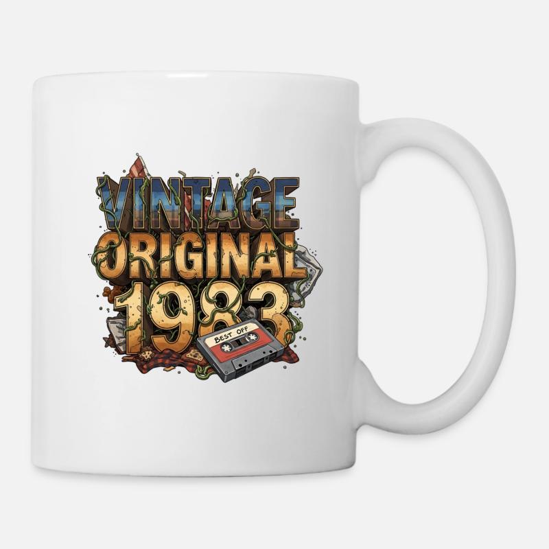 Vintage Original 1983 - Tasse - Weiß