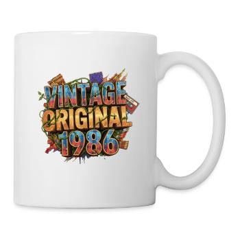 Vintage Original 1986  - Tasse - Weiß - Rechts