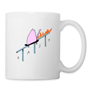 Easy_Cat - Tasse - Weiß - Rechts