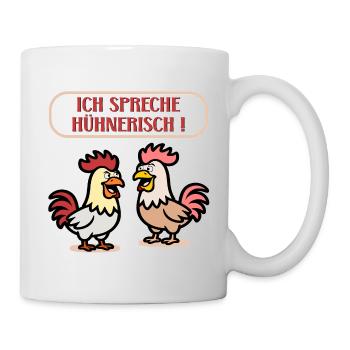 Chickens Language Poultry - Mug - white - Right