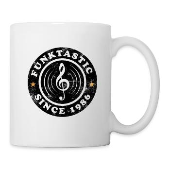 Funktastic since 1986 - Tasse - Weiß - Rechts