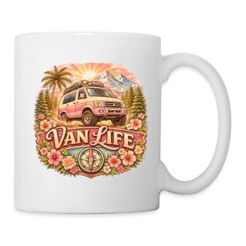 Aus dem Leben Blumenabenteuer Von - Tasse - Weiß - Rechts
