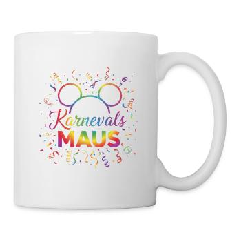 Karneval Maus  - Tasse - Weiß - Rechts