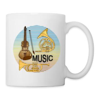 Musical instruments - Mug - white - Right