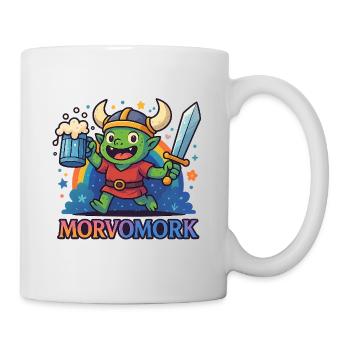 Gobelin Viking Héros amusant - Mug blanc - blanc - Droite
