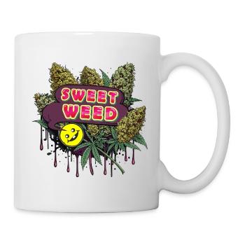 Sweet Weed - Tasse - Weiß - Rechts