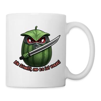 Lame Ninja Pastèque - Mug blanc - blanc - Droite