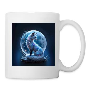 Blue Gem Lunar Fox - Mug - white - Right
