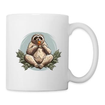 Faultier Snack Zen - Tasse - Weiß - Rechts