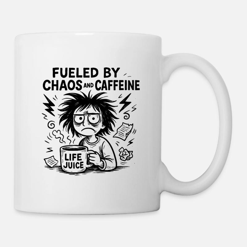 fueled-by-caffeine - Mug - white