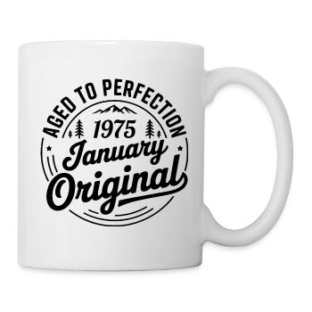janvier 1975 – Légende des sommets et montagnes - Mug blanc - blanc - Droite