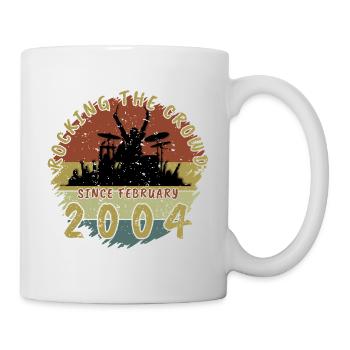 22e anniversaire Faire vibrer la foule DRM 02/2004 - Mug blanc - blanc - Droite