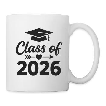 CLASS OF 2026 Absolventen Abschluss Studium - Tasse - Weiß - Rechts