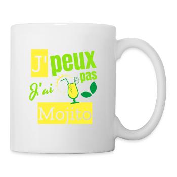 Ich kann nicht. Ich habe einen Mojito. - Tasse - Weiß - Rechts