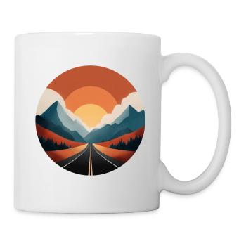 Mountain hiking for nature lovers - Mug - white - Right