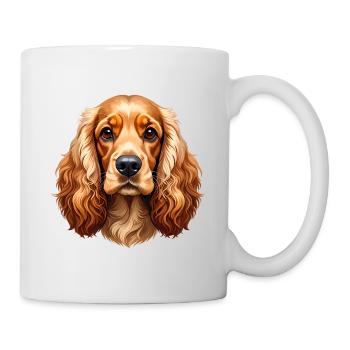 Cocker Spaniel - Mug blanc - blanc - Droite
