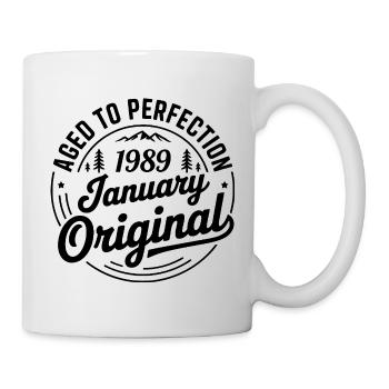 janvier 1989 – Légende des sommets et montagnes - Mug blanc - blanc - Droite