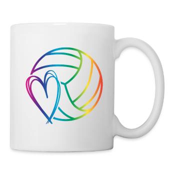 Volleyball Love - Mug - white - Right