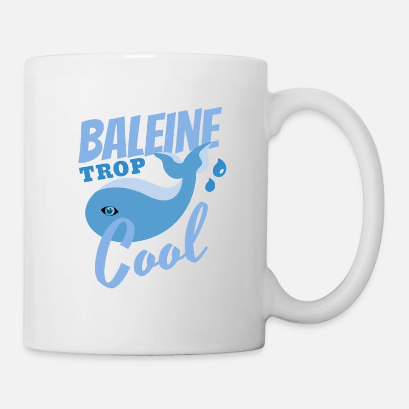 Wal zu cool - Tasse - Weiß