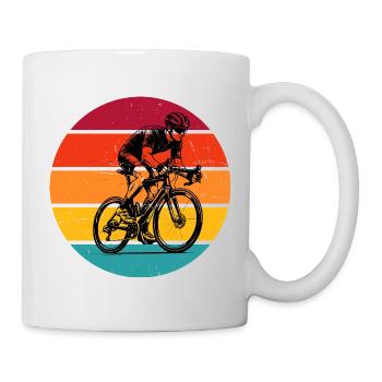 Motif vélo de route pour les vrais passionnés - Mug blanc - blanc - Droite