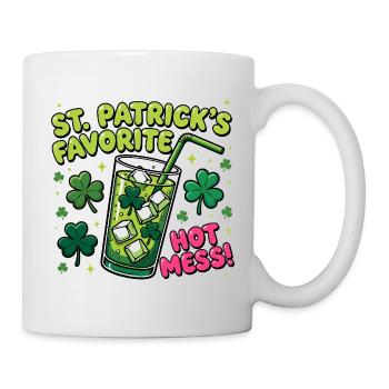 Le désordre préféré de St Patrick - Mug blanc - blanc - Droite