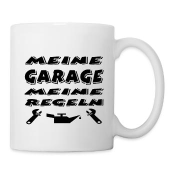 Garage - Tasse - Weiß - Rechts