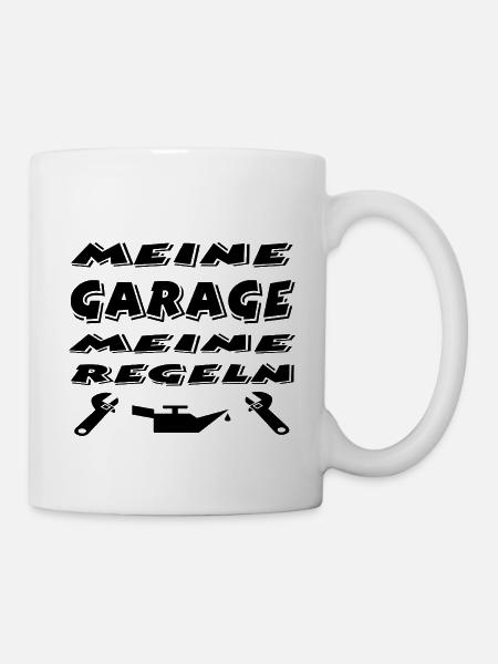 Garage - Tasse - Weiß