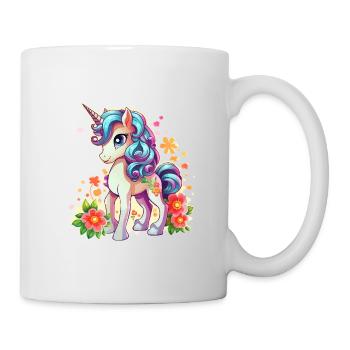 Blossom magic unicorn in spring - Mug - white - Right