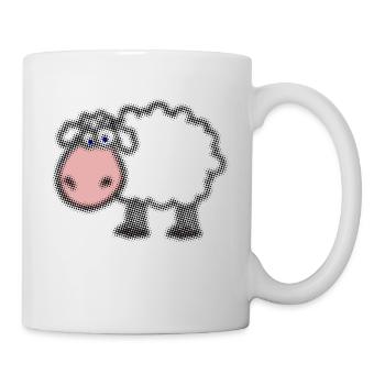 Mouton - Mug blanc - blanc - Droite