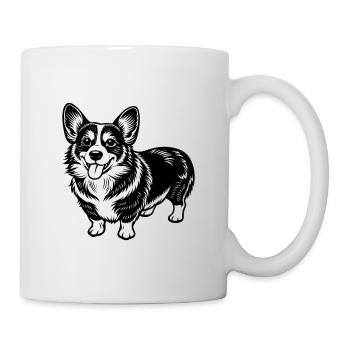 Pembroke Welsh Corgi - Mug - white - Right