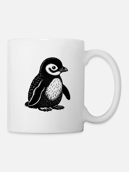 Pinguin-Baby - Tasse - Weiß