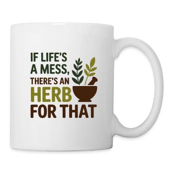 Das Leben als Kräuterkundige ist ein Chaos für diesen Profi - Tasse - Weiß - Rechts