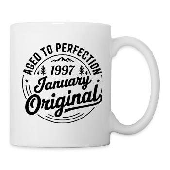 janvier 1997 – Légende des sommets et montagnes - Mug blanc - blanc - Droite