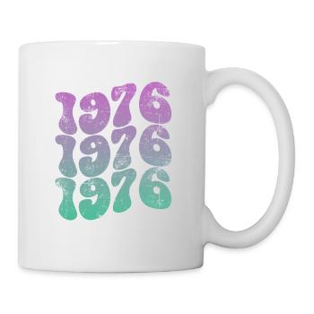 Millésime 1976 - Mug blanc - blanc - Droite