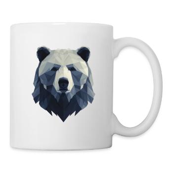 Bear Head, Strong Bear Design, Power Symbol - Mug - white - Right
