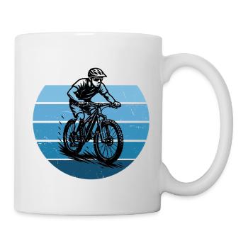 Direkte Mountainbike Aussage - Tasse - Weiß - Rechts