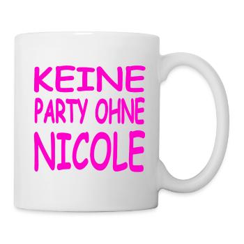 Nicole - Tasse - Weiß - Rechts